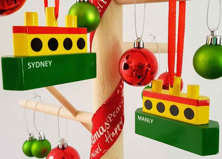 Sydney, Manly Ferry Souvenirs, Australia Souvenirs, Christmas Ornaments.